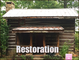 Historic Log Cabin Restoration  Peebles, Ohio